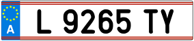 Truck License Plate